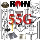ROHN 55G Tower Base-Plates Brackets Parts Mounts Accessories