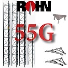 ROHN 55G Wall Bracketed Tower Complete Kits