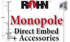 ROHN Monopole Tower Kits Sections and Accessories