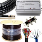 Cable TV Antenna Broadband Satellite and Telephone Installation Materials and Parts