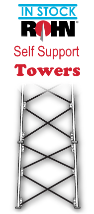 Rohn Self Support Towers In Stock Now!
